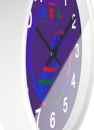 DNA Dreams Need Actions Wall Clock