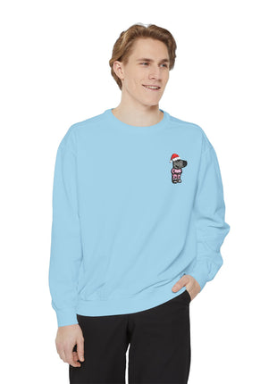 Chill Guy embroidered Unisex Garment-Dyed Sweatshirt