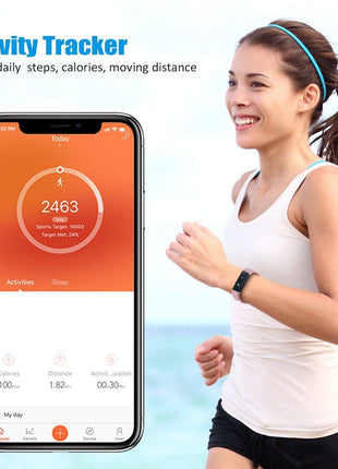 SmartFit Slim Activity Tracker And Monitor Smart Watch With FREE Extra