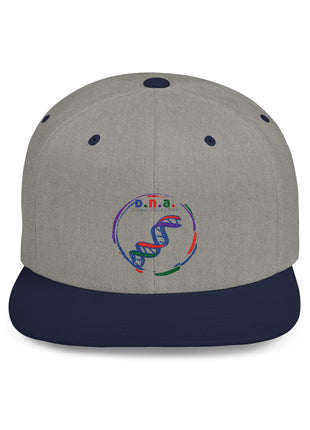 DNA Dreams Need Actions Flat Bill Snapback