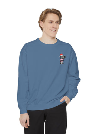 Chill Guy embroidered Unisex Garment-Dyed Sweatshirt