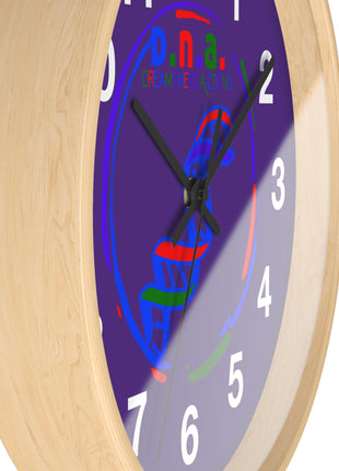 DNA Dreams Need Actions Wall Clock