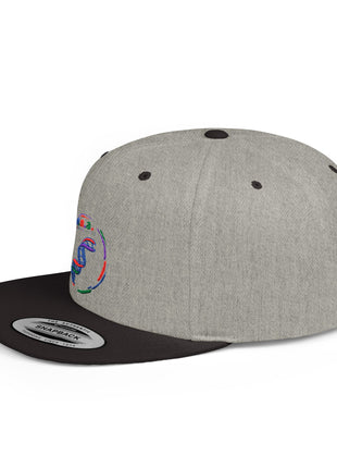 DNA Dreams Need Actions Flat Bill Snapback