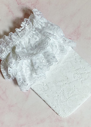 80's Lace Socks Set Of 2 Pairs