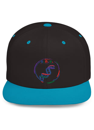 DNA Dreams Need Actions Flat Bill Snapback