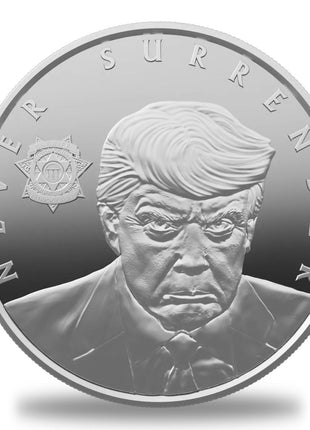 Trump Never Surrender 1 oz Silver Round (OZ Mint)