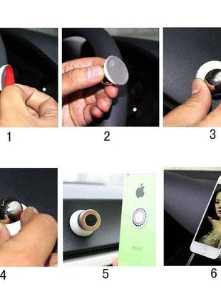 Magnetic Car Cell Phone Holder Mount Dash 360 Rotating For iPhone GPS