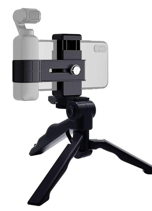 Foldable Tripod With Smartphone Fixing Clamp 1/4 inch Holder