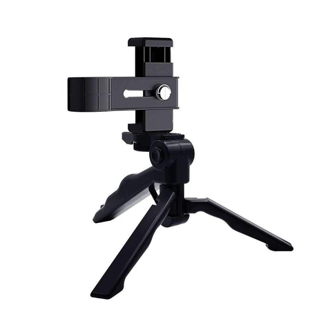 Foldable Tripod With Smartphone Fixing Clamp 1/4 inch Holder