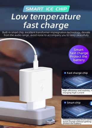 45W USB-C Wall Charger with Fast Charge PD Adapter for iPhone 12/12