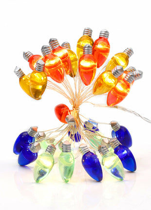 Wholesale Four-Color Bulb String Lights Mini Christmas Lights