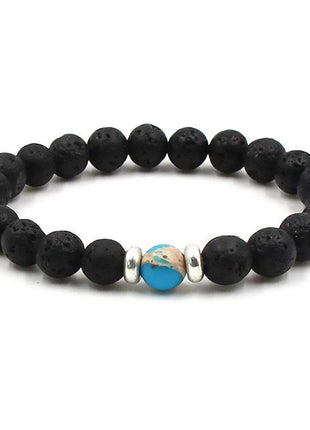 Volcanic Rock Lava Stone Beads Bracelet