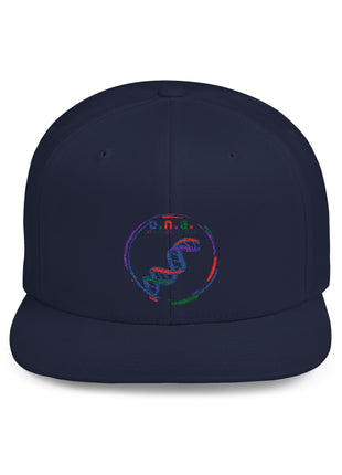 DNA Dreams Need Actions Flat Bill Snapback