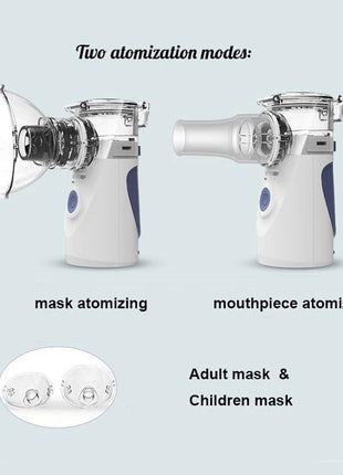 Portable Handheld Nebulizer Mist Inhaler and Atomizer