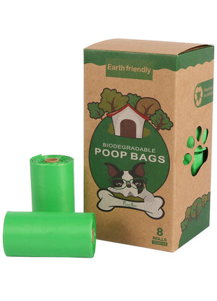 16 Rolls Pet Waste Poop Bags Leak-proof Pet Supply With Dispenser