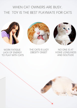 Creative Cat Pet LED Laser Funny Toy Smart Automatic