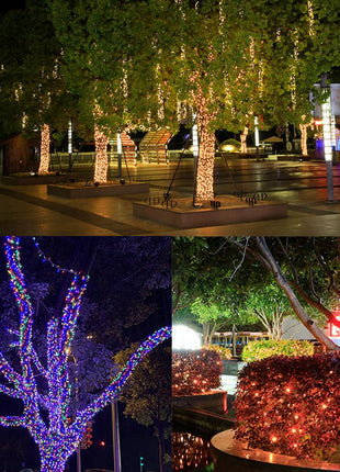 100 LED String Lights Decorative String Hanging Lights with 8 Modes