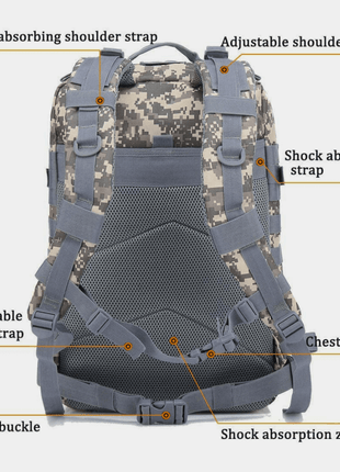 Tactical 45L Molle Rucksack Backpack