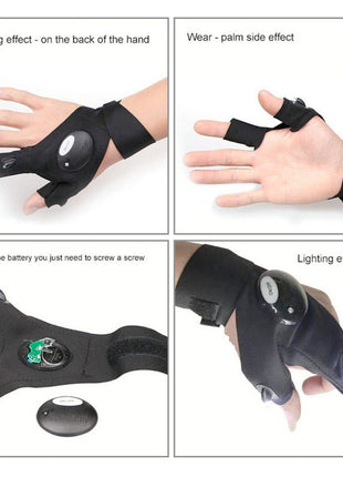 Flash Light LED Gloves Multipurpose