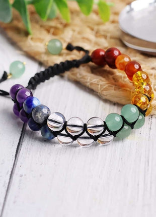 7 Chakra Adjustable Thread Bracelet