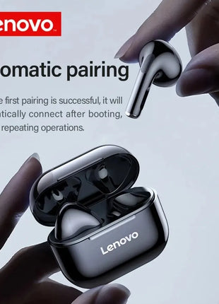 Lenovo LP40 Earphones TWS Wireless Bluetooth 5.0 Earbuds Bass Touch Control Stereo Noise Reduction Long Standby Original Choice