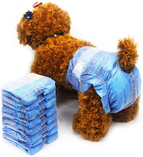 Disposable Dog Diapers for Female Dogs 24 Ct