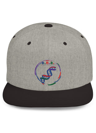 DNA Dreams Need Actions Flat Bill Snapback