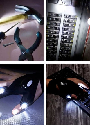 Flash Light LED Gloves Multipurpose