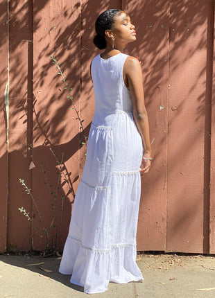 AMALFI MAXI DRESS - WHITE