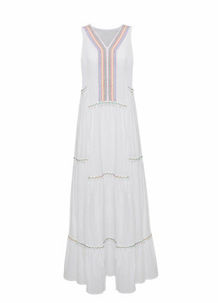 AMALFI MAXI DRESS - WHITE