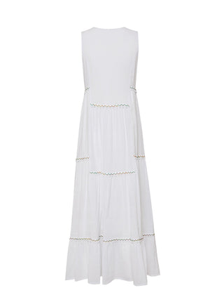 AMALFI MAXI DRESS - WHITE