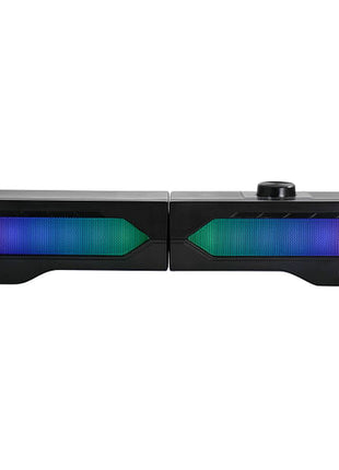 beFree Sound Gaming Dual Soundbar with RGB LED Lights