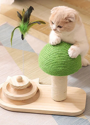 Pet Tree Scratching Post with Toy