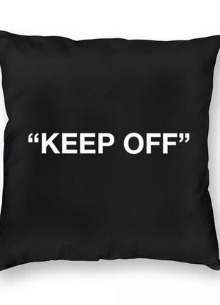 Virgil Abloh Keep Off Pillowcase Polyester Linen Velvet Creative Zip