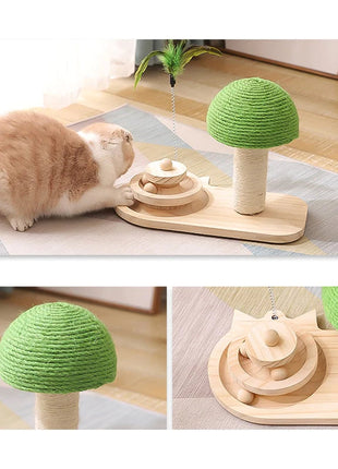 Pet Tree Scratching Post with Toy