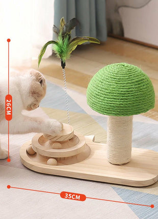 Pet Tree Scratching Post with Toy