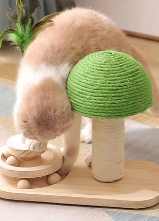 Pet Tree Scratching Post with Toy