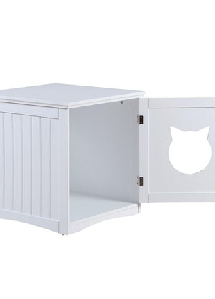 Cat House Side Table, Nightstand Pet House, Litter Box Enclosure