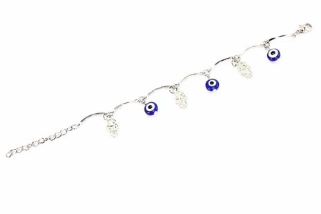 Hamsa Hand & Evil Eye Protection Bracelet