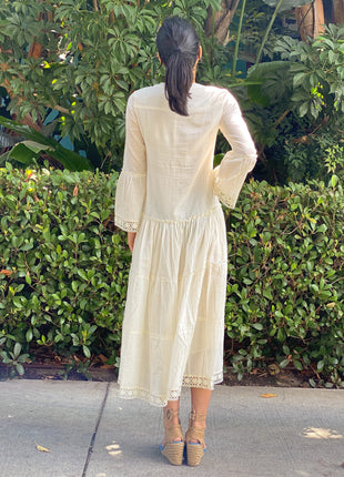 MIKA MAXI DRESS - NATURAL