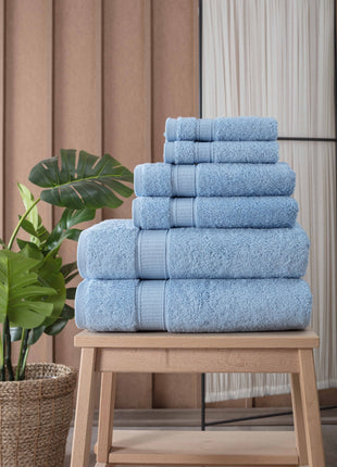 Turkish Cotton Full Bath Towel Set of 6