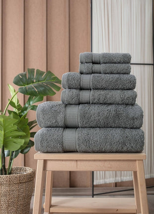 Turkish Cotton Full Bath Towel Set of 6