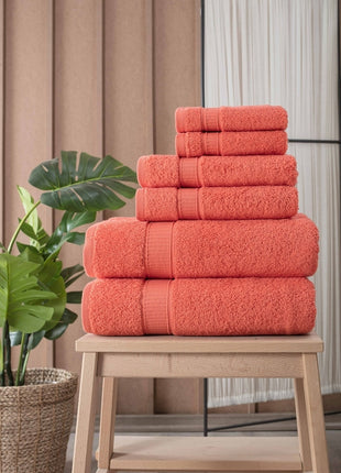 Turkish Cotton Full Bath Towel Set of 6