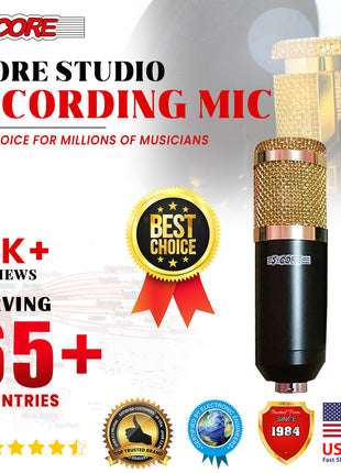 5Core Recording Microphone Podcast Bundle  Professional Condenser