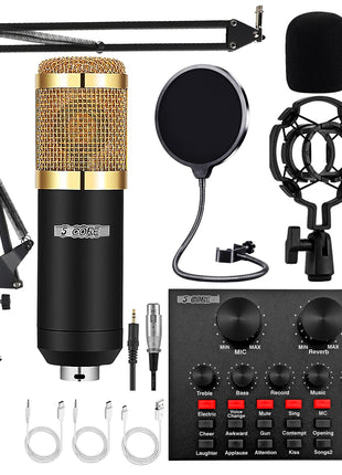 5Core Recording Microphone Podcast Bundle  Professional Condenser