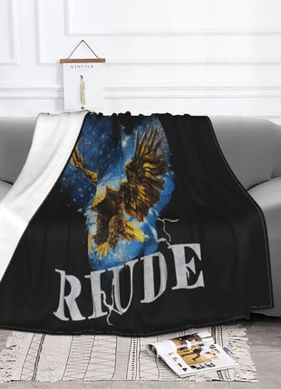 Nwt Rhude Black Cotton Eagle Sky S Size M Vacation On Sale Party