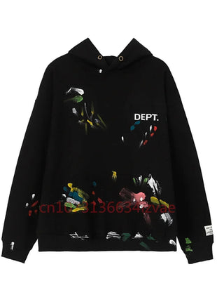 DEPT Fashion Hoodies for Men and Women Letter Print Hoodie Autumn