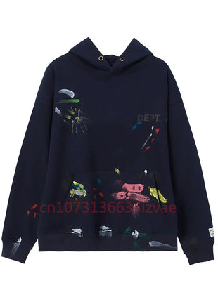 DEPT Fashion Hoodies for Men and Women Letter Print Hoodie Autumn