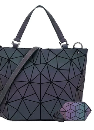 Women Handbags Walmart Luxury Geometric Shoulder Bag Set Folding Tote