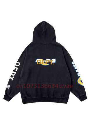 DEPT Fashion Hoodies for Men and Women Letter Print Hoodie Autumn